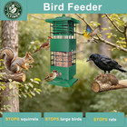 Squirrel Proof Bird Feeder 3 5lb 4 Ports weight Activated easy Refill
