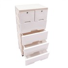6 Drawer Dresser For Bedroom Plastic Storage Cabinet Chest Of Drawer Organizer