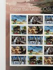 Usps 2020 Enjoy The Great Outdoors Full Sheet 20 Forever Stamps 5475-5479 Mnh