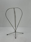 Vintage Metal Hat Wig Rack Stand Display 12  Mid Century Modern Collapsible
