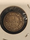 1873 Newfoundland 10 Cents Silver Coin