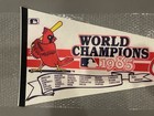 Vintage Mlb St Louis Cardinals Pennant 1985 World Series Champions Full Size 30   