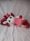Handmade 14  Unicorn Plush Toy     Pink   Red Crochet Stuffed Animal Gift