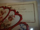 Nip Turn Of The Century Fan Greetings Repro New Paper Fan Usa C