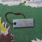 Vintage 1974 Dav Illinois License Plate Cj 1964 Keychain Tag