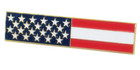 New  american Flag  Citation Bar Lapel Pin