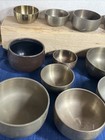 Japanese Singing Bowl Buddhist Orin Rin Bell Antique Vintage Set 20
