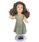 Vintage 1950s Hard Plastic Doll 16 