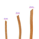Round Leather Cord By Craft County - In 4mm  5mm    6mm Sizes - 6 Color Options