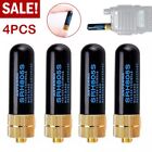 4pcs Dual Band Antenna Srh805s Sma-f For Baofeng Gt-3 Uv-5r Bf-888s Ham Radios