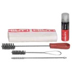 Hilti Powder Actuated Tool Cleaning Kit Red Brush Handles Durable Hand Tool