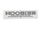 Hoosier Cabinet Label White With Black Lettering