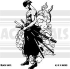 One Piece - Zoro - Anime - Vinyl Decal Sticker