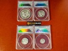 2023  1 Fiji Silver Fractional Eagle 4 Coin Set Anacs Ms70 First Strike Labels