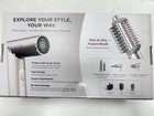Shark Flexfusion Hair Dryer With Fusion Hair Brush  Ceramic Air Styler Hd641 New