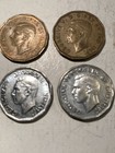 Canada 5 Cent 1942   1943 Tombac  1944   1945 Victory Steel  4 Pcs free Shipping