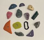 Used Climbing Holds - Crimps And Edges - A Dozen 