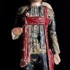 Antique Burmese Nat Spirit Wood Sculpture Carved Wooden Guardian Statue Fine Art