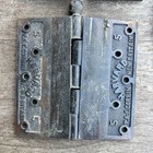  3  Vintage R   F Corbin Harvard 5    X 5    Solid Brass Ball Top Hinges