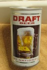  florida  Draft Beer By National  Pull Tab Top Beer Can  Miami  B o