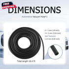 16 4ft Automotive Vacuum Hose cuttable Vacuum Lines Automotive Hoses Od 5mm  3 1