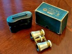 Antique Lemaire Paris Mother Of Pearl Opera Glasses French Binoculars  Iob