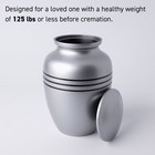 New  Classic Pewter Grecian Medium Cremation Urn
