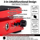 Joyo Wah-ii Classic And Multifunctional Wah Pedal Featuring Wah-wah volume Opend