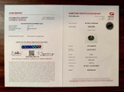 Gfco Certified 1 07ct Natural Unheated Greenish-blue Rare Malagasy Sapphire