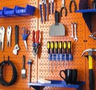30-p-3232or Orange Metal Pegboard Pack