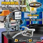 12v 20 Gpm Fuel Transfer Pump Self-priming Gas Pump Kit With Digital Meter
