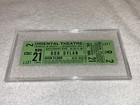 Bob Dylan 1964 Authentic Unused Concert Tour Ticket Oriental Theatre Milwaukee G