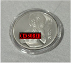 Sexy  1 Oz  999 Silver Heads Vs Tails Art Round