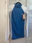 O neill Premium Skins Mens Rash Guard Surf Shirt Long Sleeve Ultra Blue Uv 50 