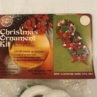 Walco Vintage Wreath Christmas Ornament Kit Sequins Push Pins Sealed Nos