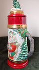 Beautiful Hand Made Christmas Scene Stein