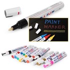 8pc White Paint Pen Marker Waterproof Permanent Car Tire Lettering Rubber Letter