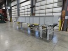 Hytrol Hss 43 x 17  6  Slider Bed Conveyor 41  Belt 3hp 3ph Center Drive 160fpm