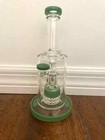 8 5  Grav Premium Glass Water Pipe Matrix Perc Green 14mm