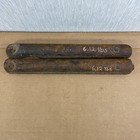 2 Cast Iron 6 Lb Window Sash Weights Fishing Boat Anchors Sinkers 14  Vintage
