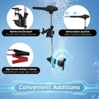 Outboard Electric Trolling Motor Fishing Boat Engine 40lbs 12v Short Shaft 40cm