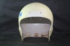 Vtg 1989 Schutt Game Used Worn Air Iv Football Helmet Shell Black W  Bladder