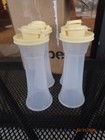 Tupperware Salt   Pepper Shakers Set Large Hourglass Pick Color New