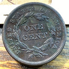 1842 Large Date Large Cent Nice Original Choice Vf Chrc