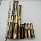 Lot Of 7 Brass Pencil Shape Telescope Vintage Style Nautical