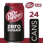 Dr Pepper Zero Sugar Soda Pop  12 Fl Oz  24 Pack Cans Free Shipping      