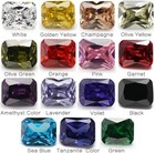 Octangle Cut 5a Cubic Zirconia Stone Mix 15 Colors Loose Cz Stones Synthetic Gem