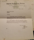 40s Riggs National Bank Washington Dc Reconciliation Ledger Register Leesburg Va