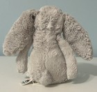 Jellycat 8    Bashful Gray Bunny Stuffed Animal Small Plush