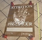 Attrition 3 Arms And A Dead Cert 1996 Us Tour Projekt Records Promo Poster Vtg